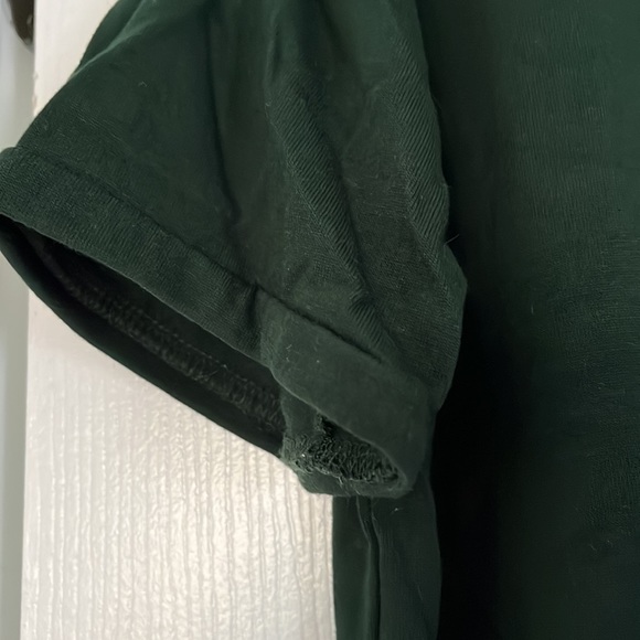 Selected Femme hunter green tshirt dress - Picture 3 of 4